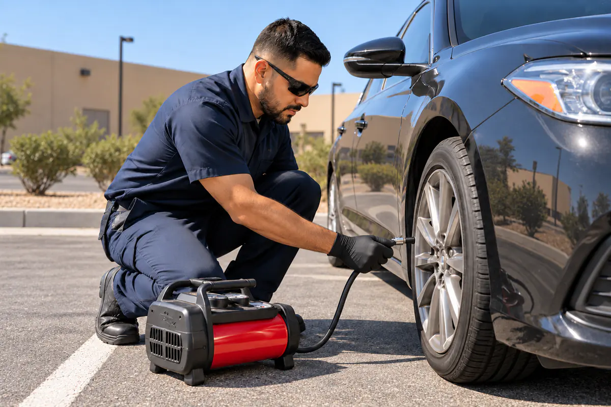 Roadside Tire Service Tips for Avoiding Further Vehicle Damage in Cathedral City, CA